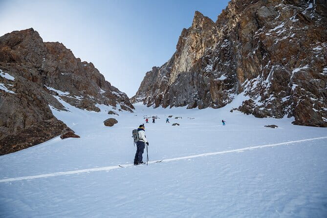 5 Days Shymbulak Backcountry Skiing and Snowboarding - Five days above Shymbulak, with the resort far below