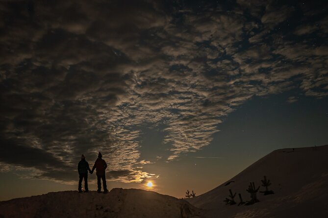 Aurora Borealis Snowshoeing Adventure by Night from Rovaniemi - Walking into the Lapland night