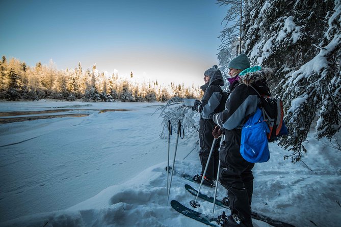 Backcountry skiing adventure - Leaving Rovaniemi for the Arctic forest