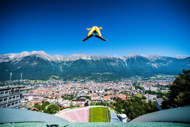 Bergisel Ski Jump Arena Entrance Ticket in Innsbruck - Reaching the tower from Kaiserjäger park