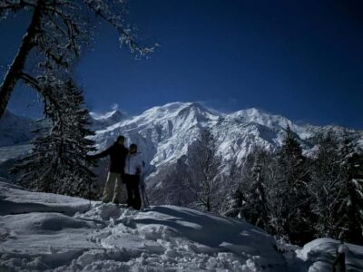 Chamonix: Snowshoe Walk Under the Stars with a Private Guide