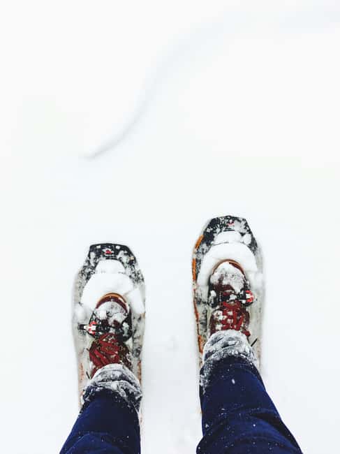 Chamonix: Snowshoe Walk Under the Stars with a Private Guide - Snowshoes, poles, and headlamps