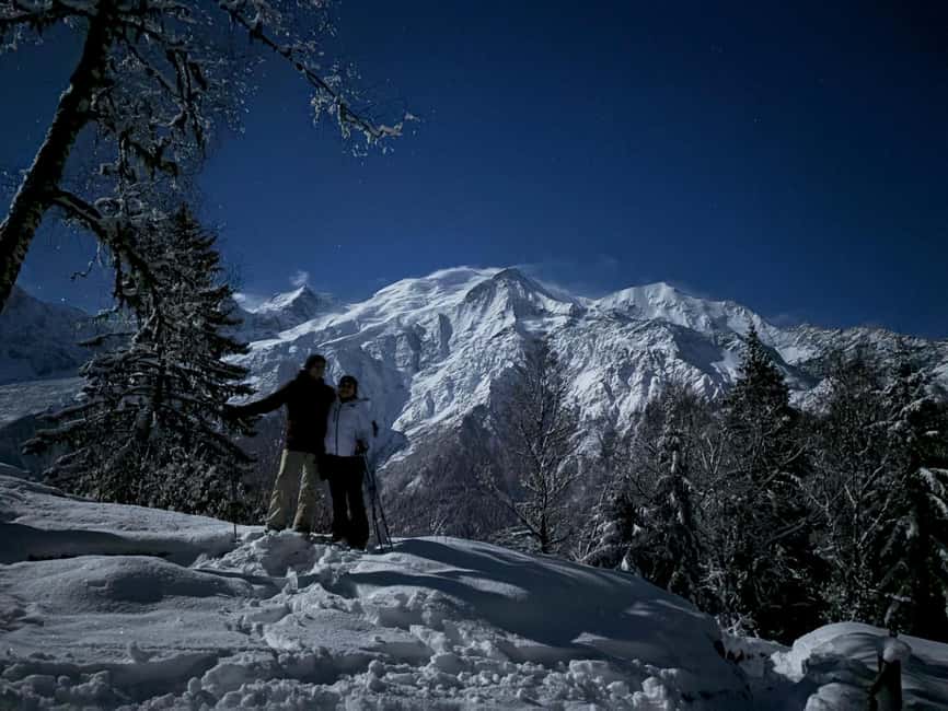 Chamonix: Snowshoe Walk Under the Stars with a Private Guide - Meeting Olivier and setting your pace