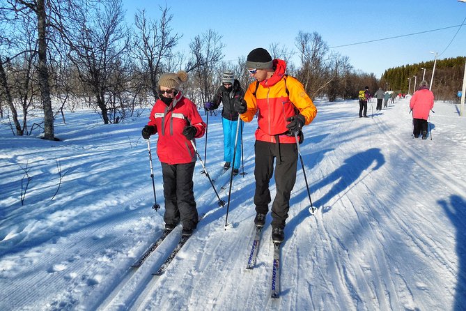 Cross-Country Ski Lesson for Beginners in Tromso - From Fredrik Langes gate to the snowy trail