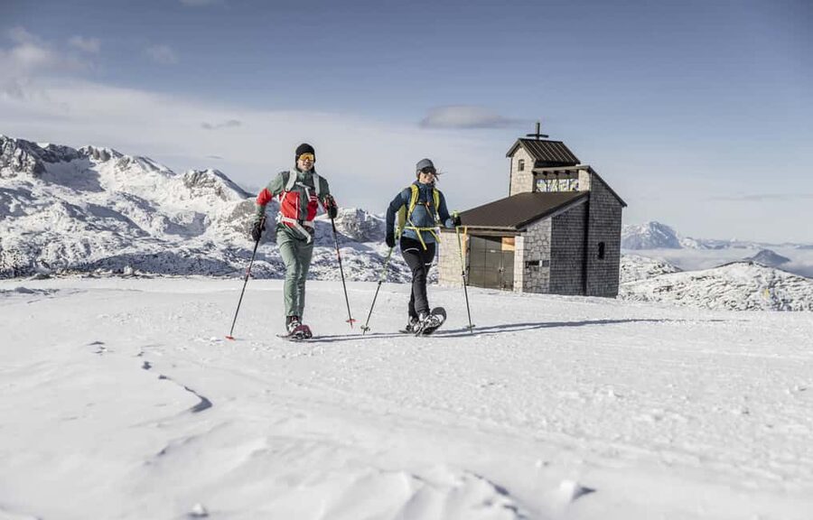 Dachstein Krippenstein: Yeti Snowshoe Ticket - Choosing the 5Fingers trail for the biggest views