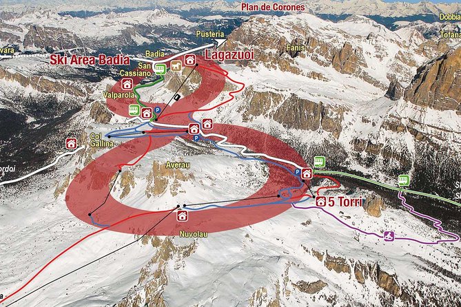 Dolomiti Ski Tour: Super 8 Lagazuoi and 5 Torri from Cortina d'Ampezzo - What the Super 8 route is really like