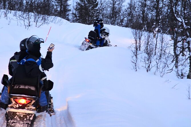 Driving Ski-Doo Snowmobile Adventure 5 Hours Photos included - Getting dressed for the cold