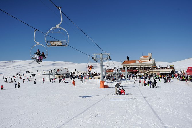 Faraya Ski Resort Lebanon - Arriving at Mzaar Kfardebian