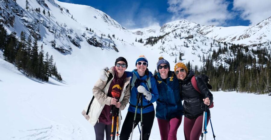 From Denver: Snowshoeing in Rocky Mountains - What snowshoes and microspikes feel like on the trail