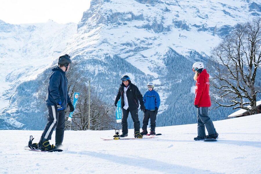 From Interlaken: Afternoon Beginners Snowboarding Lesson - Magic carpets, drag lifts, and less uphill work