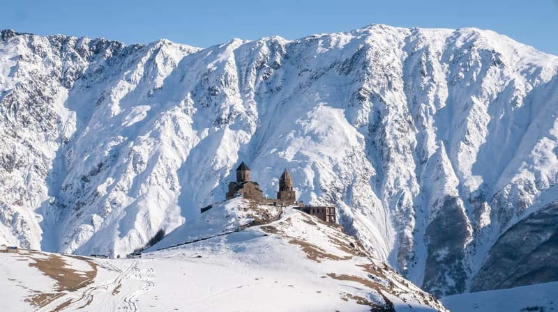 From Tbilisi: Gudauri Ski Resort or Kazbegi Day Tour - Stepantsminda and the final approach to Gergeti