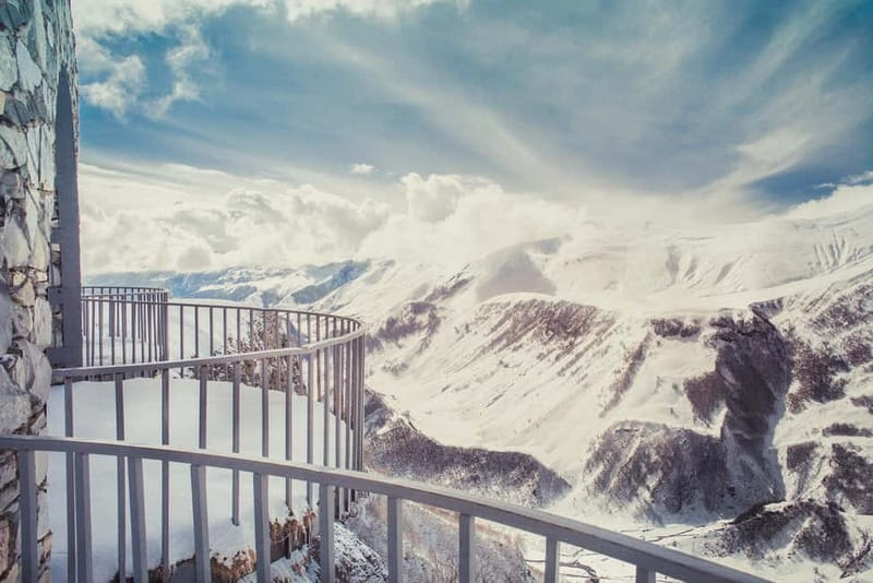 From Tbilisi: Gudauri Ski Resort or Kazbegi Day Tour - Gergeti Trinity Church at 2,170 meters