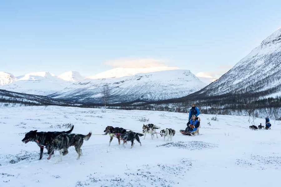 From Tromsø: Advanced Dog Sledding Daytime & Snow Park Visit - Meeting the huskies at Camp Tamok