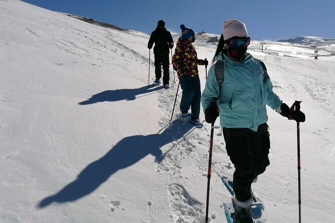 Hiking Snowshoeing in the Sierra Nevada Park, Granada - Santuario de la Virgen de las Nieves