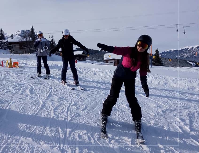 Interlaken: All-inclusive Half-day Ski Taster for beginners - What happens during the two-hour beginner lesson