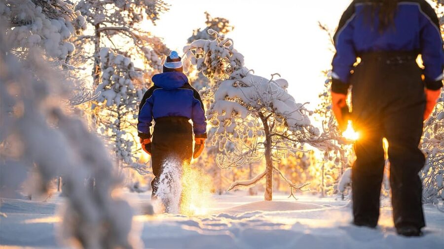 Kemi-Tornio: Nature tour with snowshoes - A traditional hut and campfire break