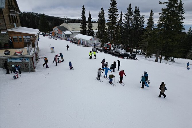 Learn to Ski in a Day, Vitosha Mountain, Sofia, Bulgaria - The lunch break and Aleko Hut