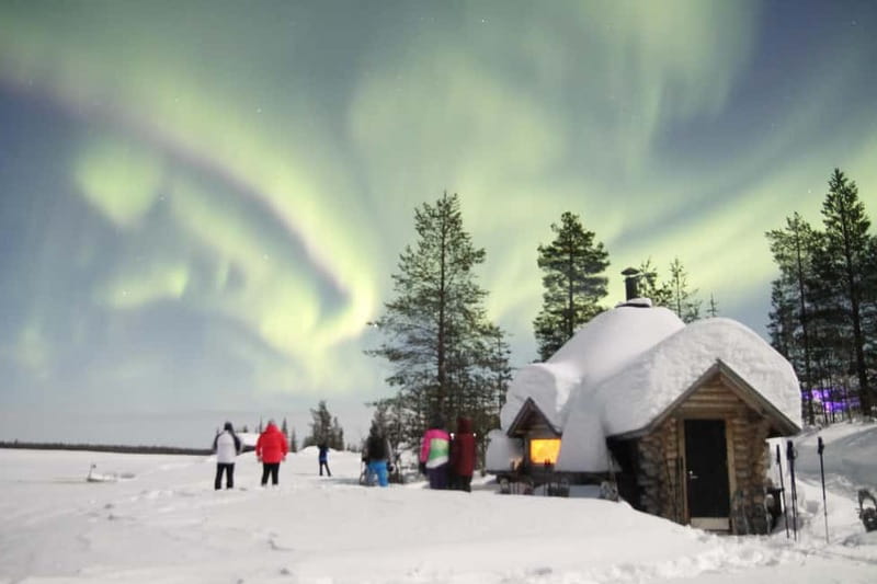 Levi: Evening Snowshoe Walk Under Northern Sky - Snowshoes, forest trails, and the sound of fresh snow