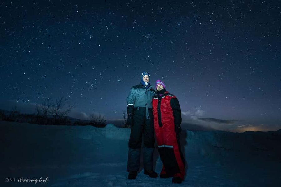 LEVI Night Star Walk on Snowshoes (ALL INCLUDED) - A warm meal beside the fire