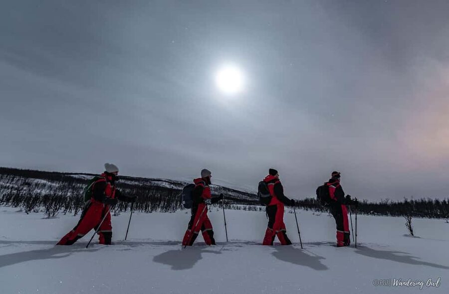 LEVI Night Star Walk on Snowshoes (ALL INCLUDED) - Getting ready for temperatures below minus 20 degrees