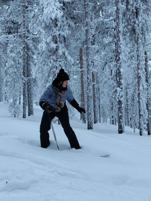 Levi: Snowsurfing Adventure with Snowshoe Hike - Who should book this Levi activity