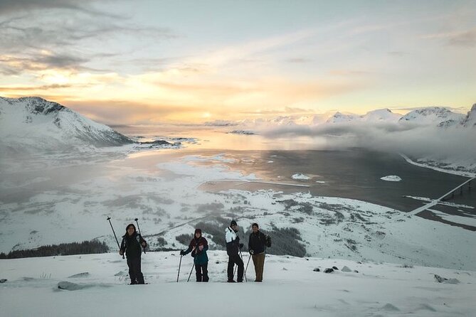 Lofoten Islands: Guided Snowshoeing Tour - Uphill version - Meeting at Gimsøystraumen by Gimsøy Bridge