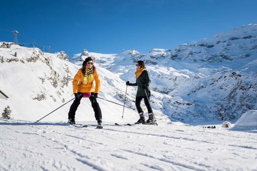Lucerne: Mount Titlis First time Ski Experience - Riding the Titlis Xpress to Trübsee