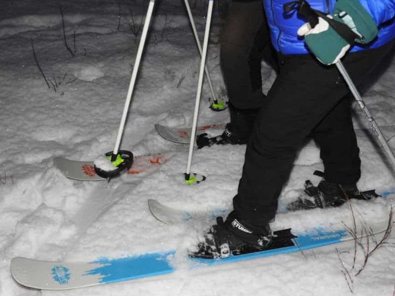 Luosto: Private Sliding Ski Adventure with Local Guide - A quiet forest, not a crowded ski attraction