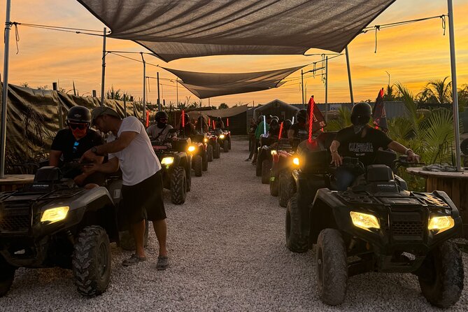 Miami ATV Prime day and night tours free googles - The ATV, safety gear, and riding setup