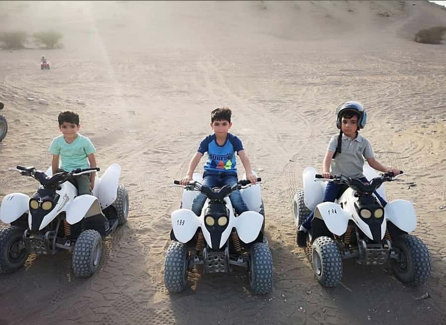 Muscat:Optional Quad Bike with Sunset Watching, Pickup&BBQ - BBQ at the end, with modest expectations