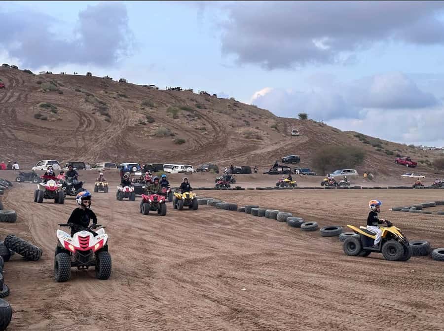 Muscat:Optional Quad Bike with Sunset Watching, Pickup&BBQ - Who will enjoy this outing most