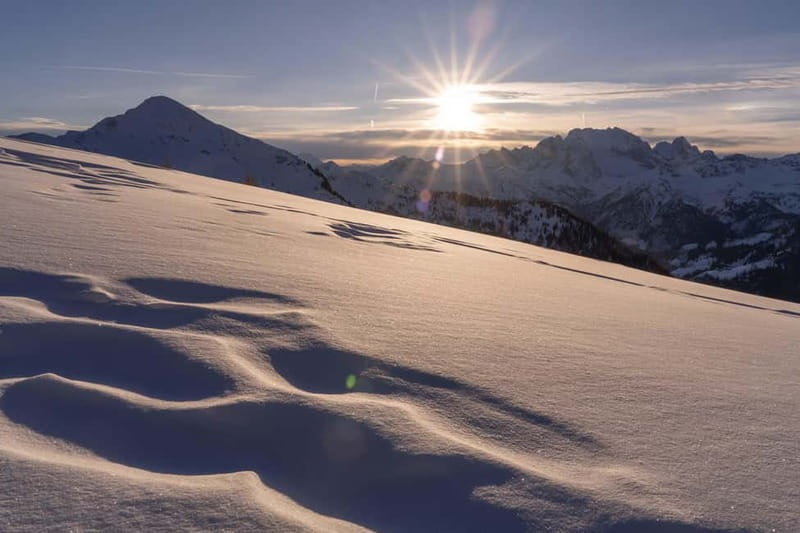 One day hike with snowshoes to discover Dolomites - Why a flexible snowshoe route works so well