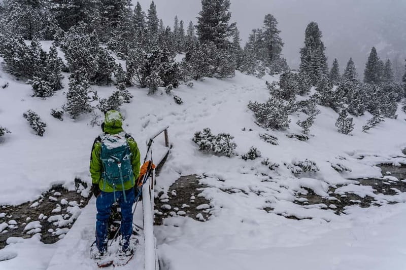 One day hike with snowshoes to discover Dolomites - Safety, weather, and route changes