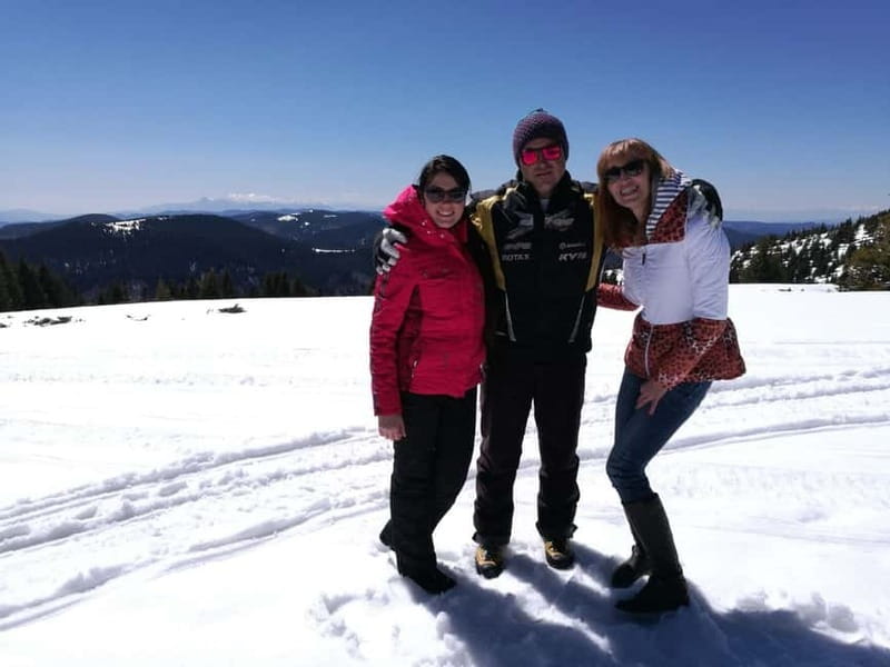 One-Day Hiking with Snowshoes on Vitosha - Forest walking and the stop at Momina Skala