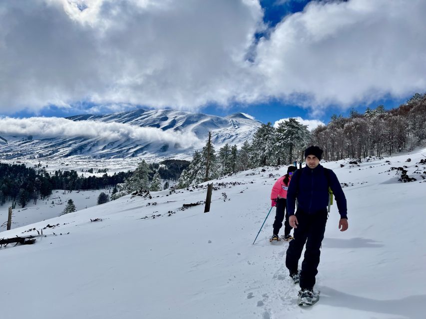 Piano Provenzana: Guided Mt. Etna Snowshoeing Trek - Crossing the 2002 lava flows
