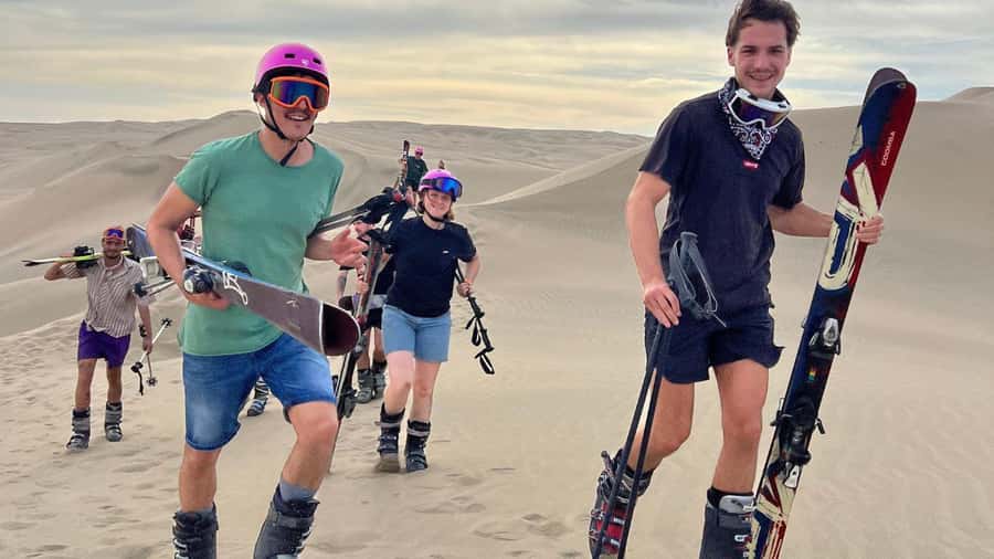 Pro Sanboarding or skiing in Huacachina from Lima - Day trip - Professional sandboards, boots, helmets, and instruction