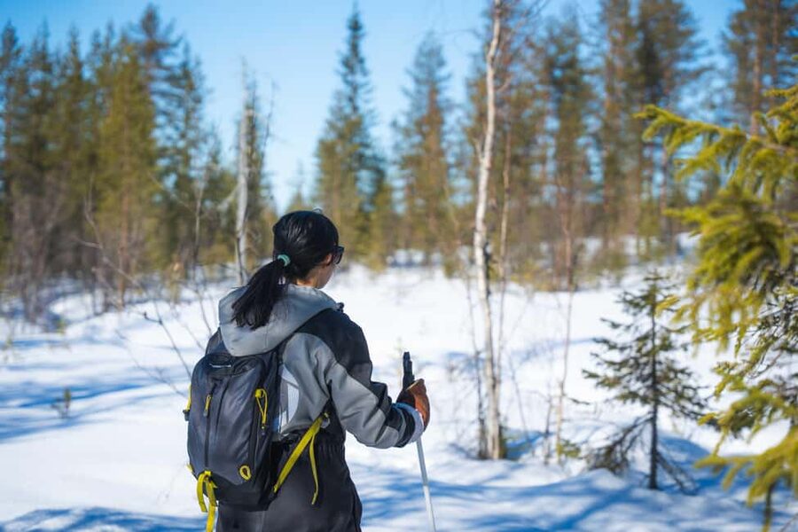 Rovaniemi: Backcountry Skiing Adventure - Leaving Rovaniemi for the quiet forest