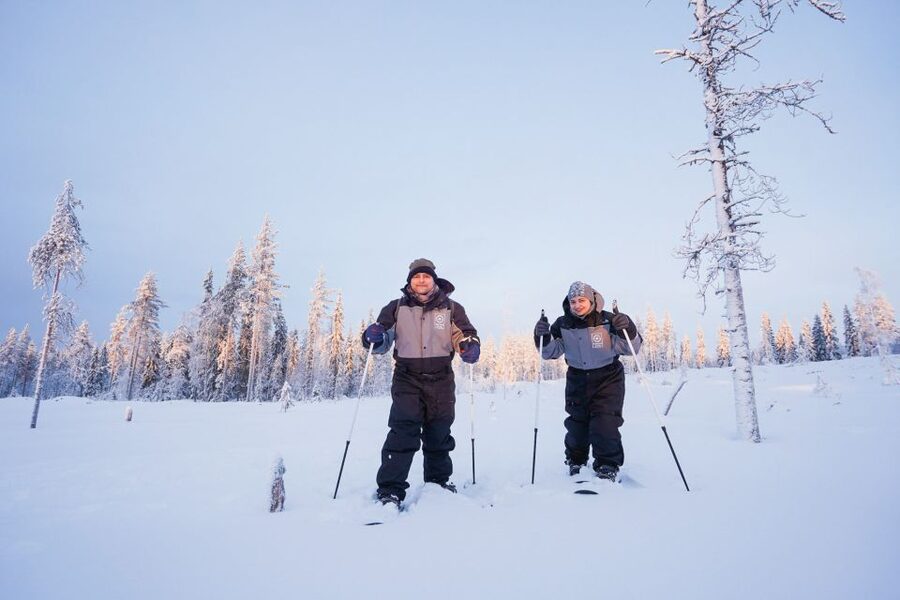 Rovaniemi: Backcountry Skiing Adventure - Learning to use Finnish backcountry skis