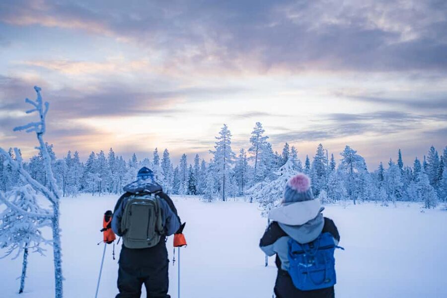 Rovaniemi: Snowshoe Wilderness Adventure with Photos & BBQ - Learning photography while you walk