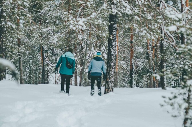 Rovaniemi: Snowshoeing in a magical snowy forest - Who will enjoy this most?