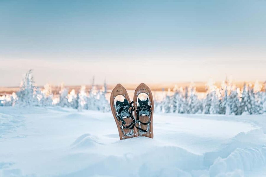Rovaniemi: Snowshoeing in the Arctic Wilderness - Walking Through Deep Lapland Snow