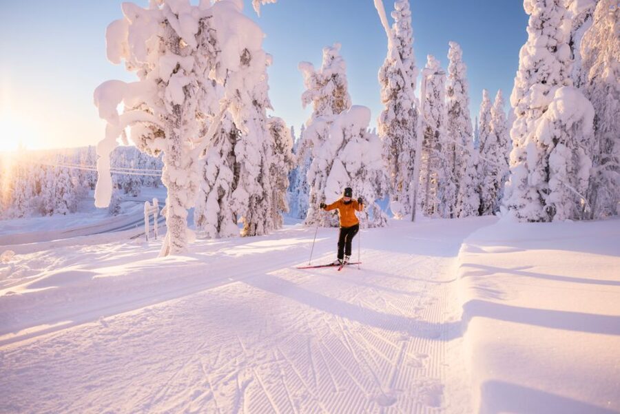 Ruka: Cross-country skiing - Who will enjoy this lesson most