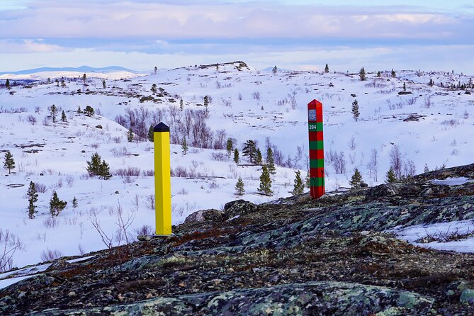 Russian Border Snowshoe Hike - A Snowshoe Walk With a Rare Border Destination