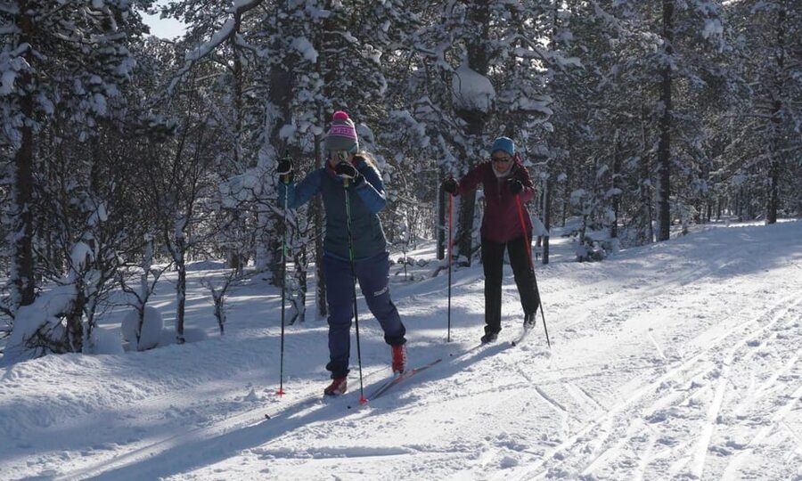 Saariselkä: Cross-Country Ski Lesson - Starting at Outdoor Expert Saariselkä