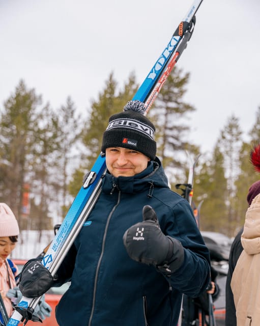 Saariselkä: Cross-Country Skiing for beginners - The first 10 minutes: safety and balance