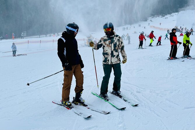 Ski Lessons Poiana Brasov - Starting at the Bradul Ski Lift
