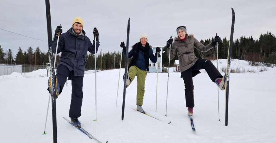 Ski or Snowshoe rental in Sea Lapland - A self-guided winter day in Sea Lapland