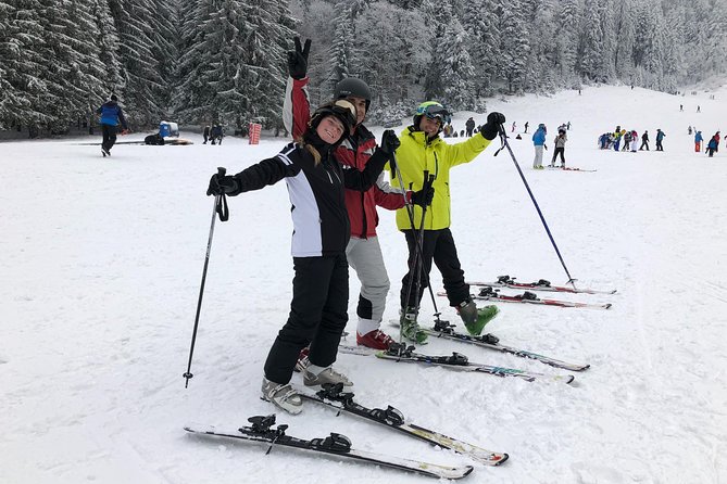 Ski / Snowboard Lessons on the Slopes of Poiana Brasov - Postăvarul and the mountain views