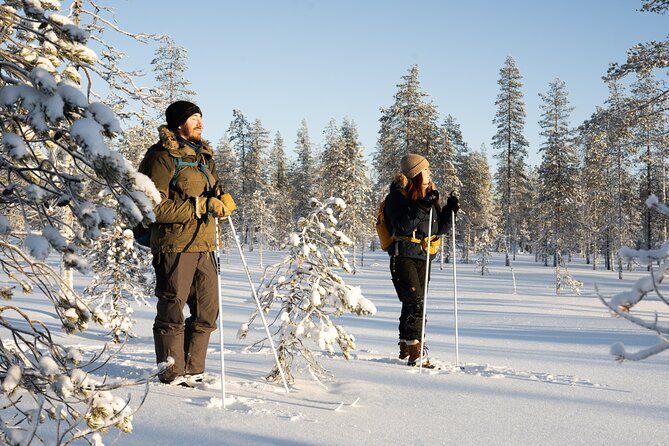 Ski Trek to the Wilderness - Extra Small group - Forests, frozen lakes, and animal tracks