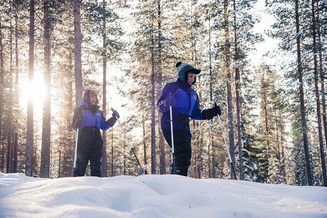 Ski Trekking Safari in Lapland - A campfire with coffee, tea, and Finnish food